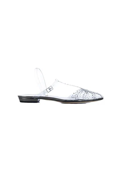 Shop Giorgio Armani Sandals In Tasparent Crystal