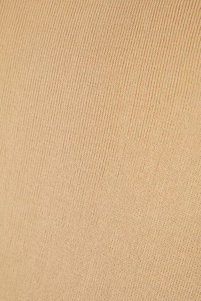 Max Mara Womens Sand Arnes Knitted Cotton Tank Top In Beige