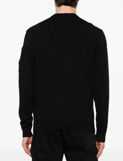 C.p. Company Cotton Crewneck Sweatshirt In Black