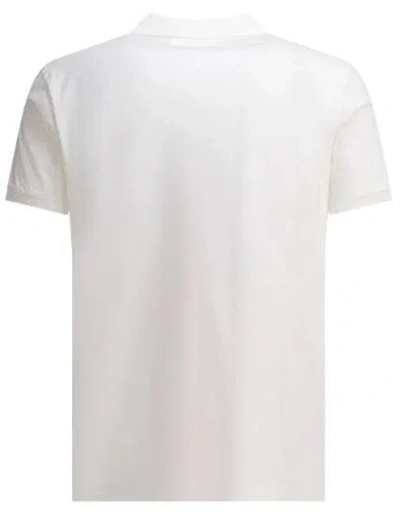 C.p. Company C. P. Company Polo With Logo In Gauze White