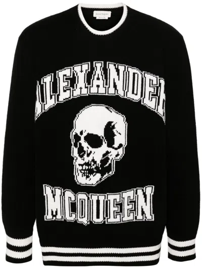 Alexander Mcqueen Alexander Mc Queen Skull Sweater In Black