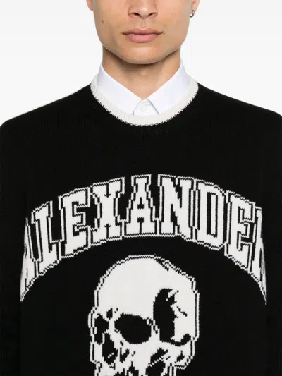 Alexander Mcqueen Alexander Mc Queen Skull Sweater In Black