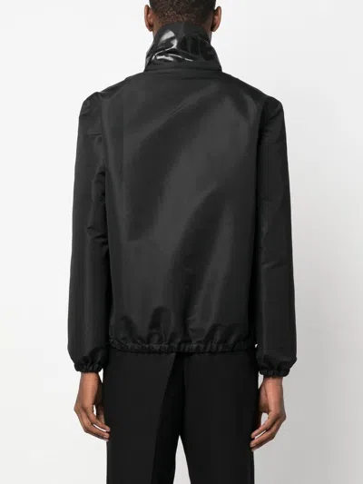 Alexander Mcqueen Alexander Mc Queen Logo Bomber Jacket In Black