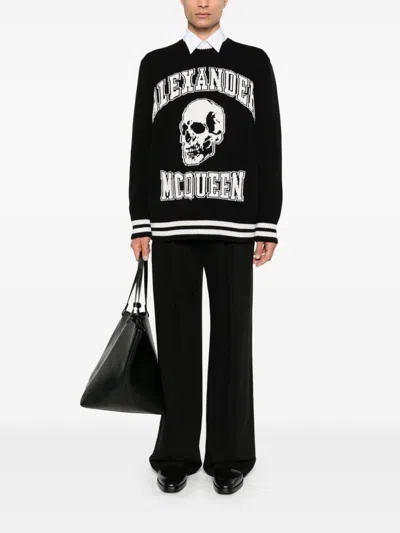 Alexander Mcqueen Alexander Mc Queen Skull Sweater In Black