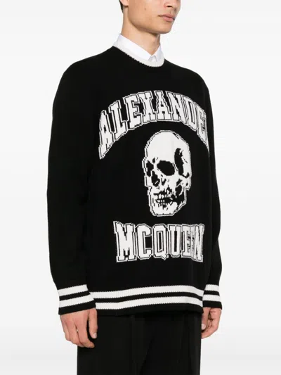 Alexander Mcqueen Alexander Mc Queen Skull Sweater In Black