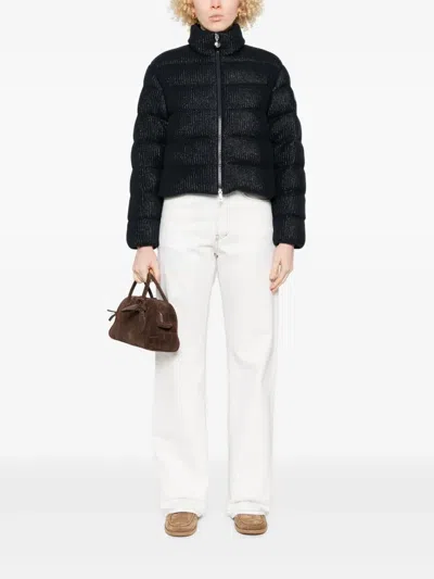 Moncler Thoiry Puffer Jacket In Blue
