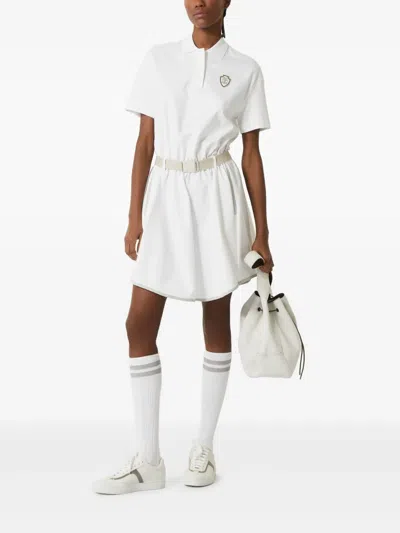 Brunello Cucinelli Couture Interlock Mini Dress In White