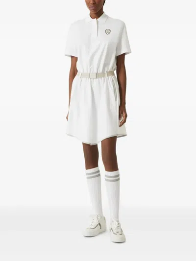 Brunello Cucinelli Couture Interlock Mini Dress In White