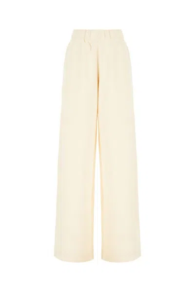 Moncler Women Poplin Pants In Beige