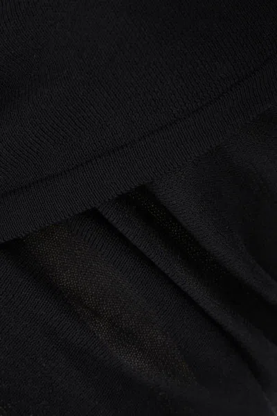 Sportmax Black Shaker Top In Black