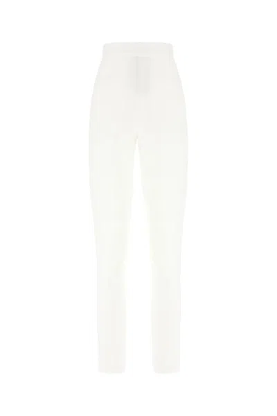 Max Mara Pants In White