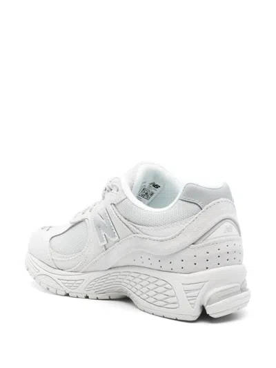 New Balance Light Grey Suede Sneaker With Reflective Details In Grey