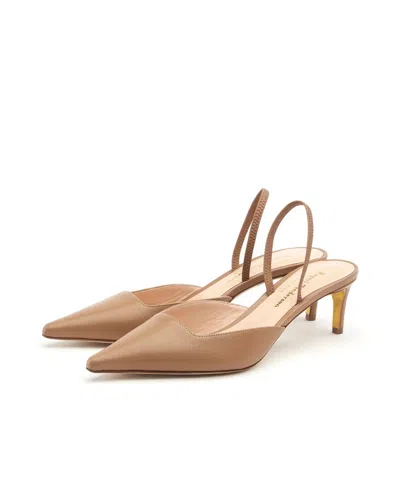 Rupert Sanderson Aminta Heel In Brown