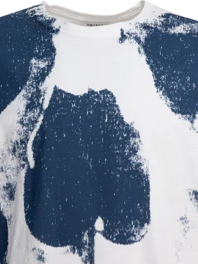 Alexander Mcqueen Classic Fit T-shirt With Distressed Skull Graphic