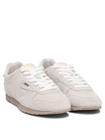 Autry Light Grey Suede Windspin Sneakers