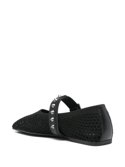 Ash Buckle-strap Bijoux Ballerinas In Black