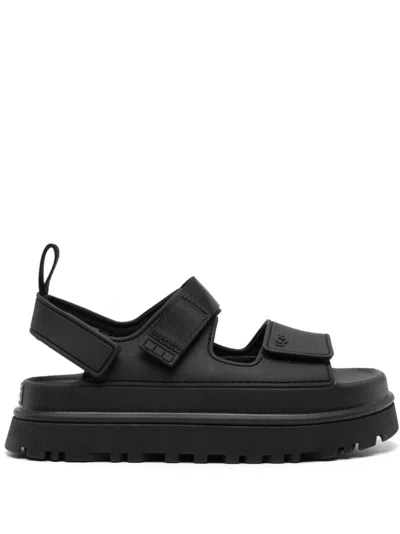 Ugg Venture Daze Slide Womens Suede Casual Slide Sandals In Nero