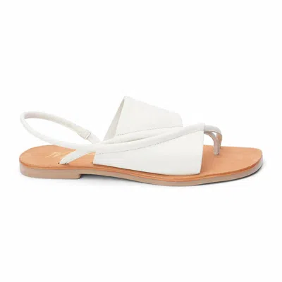 Matisse Shayla Asymmetric Slingback Sandal In White
