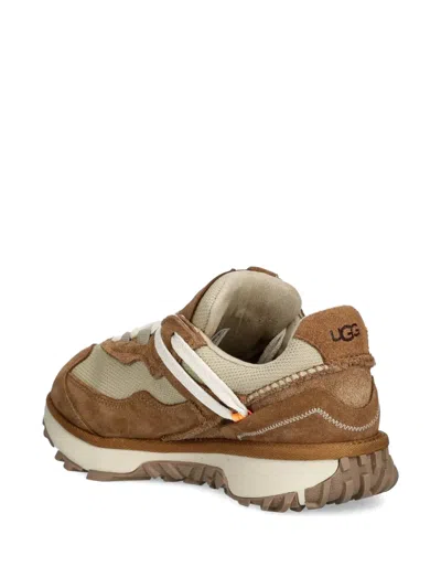 Ugg Retrofi Suede-panelled Running Sneakers In Brown