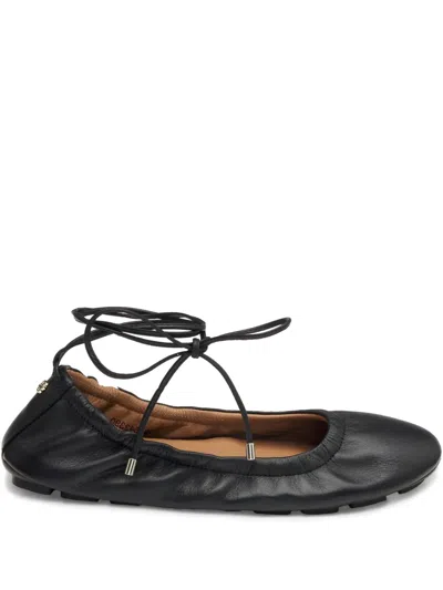 皮质芭蕾平底鞋