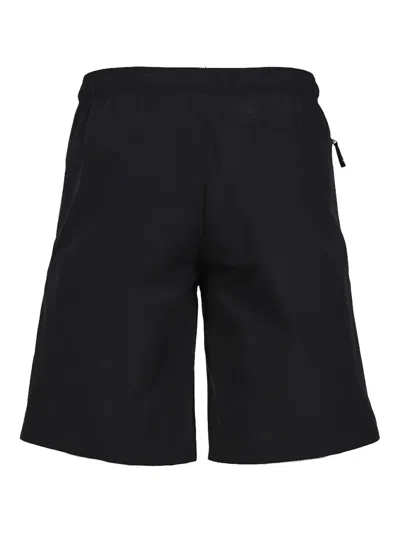Moncler Elasticated-waist Shorts In Black