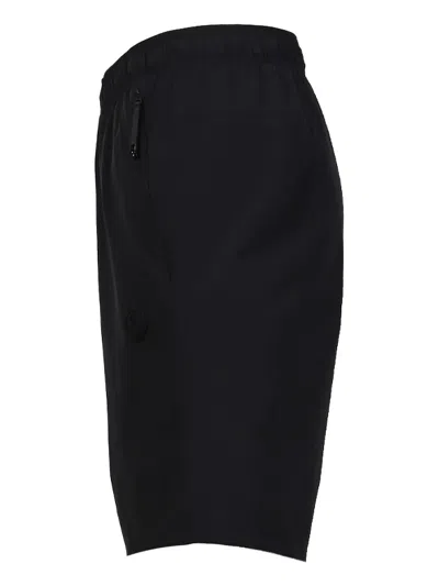 Moncler Elasticated-waist Shorts In Black