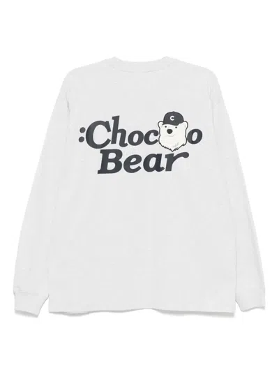 Chocoolate Logo-patch T-shirt In Grey