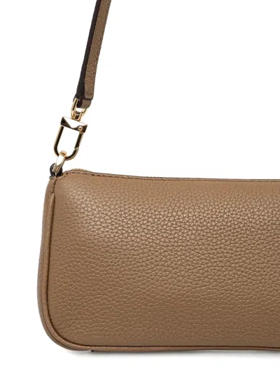 Michael Michael Kors Small Zoe Double-buckle Shoulder Bag In Brown