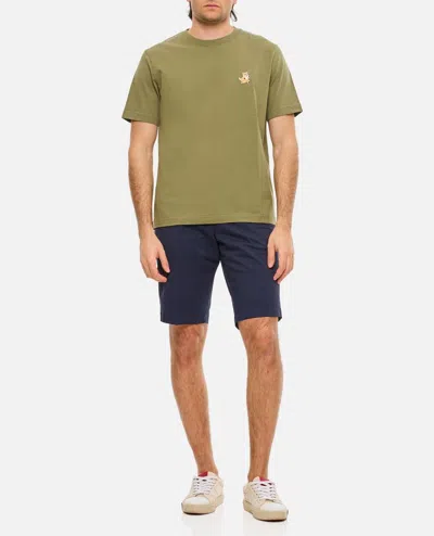 Fay Chino Slim Short In Blue