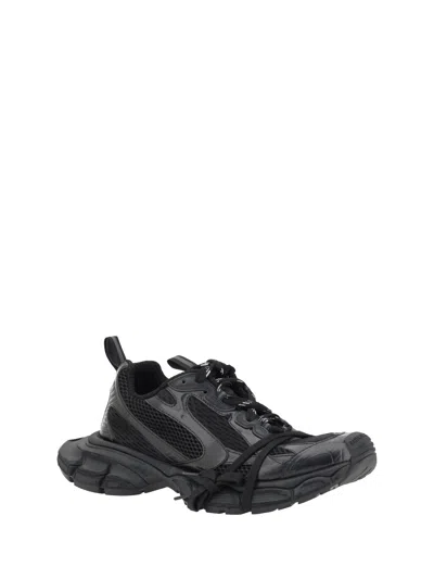 Balenciaga Low-top Sneakers 3xl Modern Design In Black