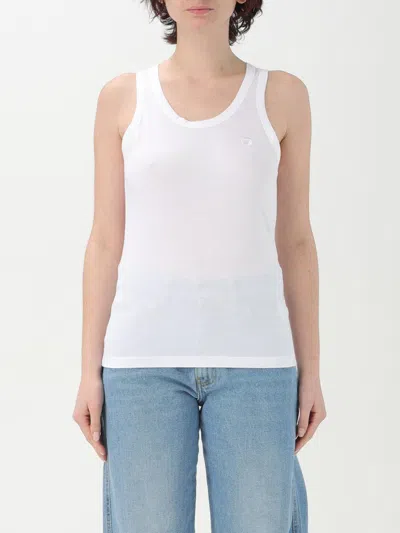 Coperni White Embroidered Tank Top In White