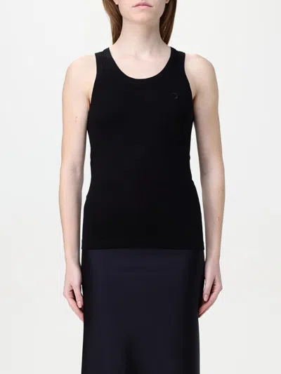 Coperni Back Scoop Neck Sleeveless Top In Black