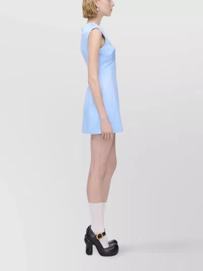 Marc Jacobs Sky Blue Satin Mini Dress