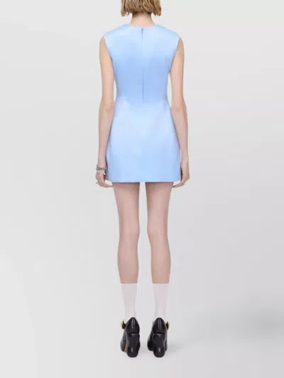 Marc Jacobs Sky Blue Satin Mini Dress