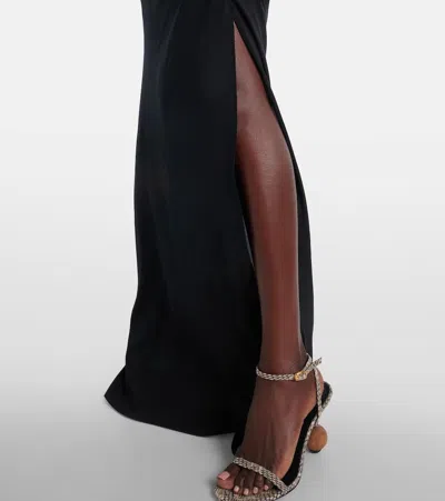 Jacquemus La Robe Rita Longue Gown In Black