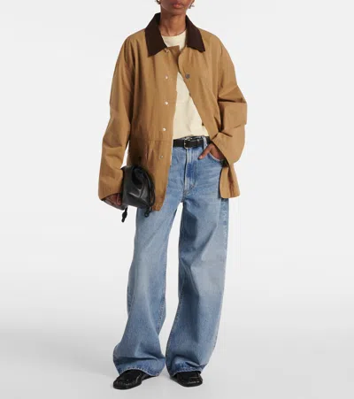 Agolde Temple Denim Trousers Belt Loops In Blue