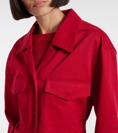 Courrèges Shirt Utility Polycotton In Red