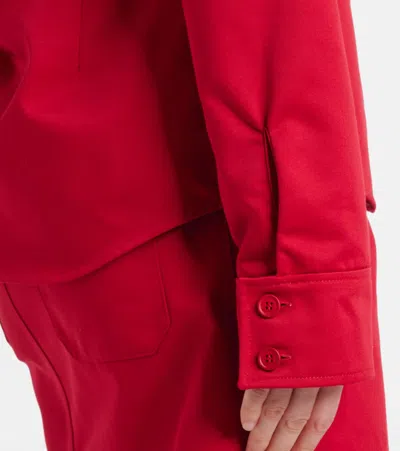 Courrèges Shirt Utility Polycotton In Red