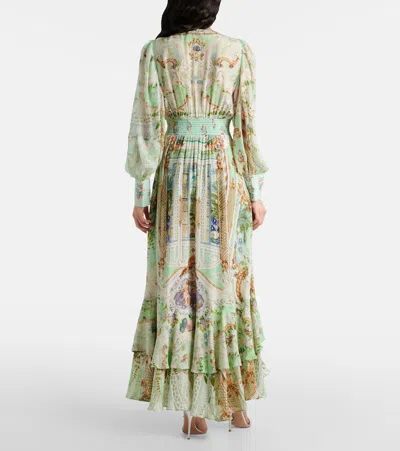 Camilla Crystal-embellished Silk Maxi Dress In Multicoloured