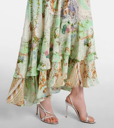 Camilla Crystal-embellished Silk Maxi Dress In Multicoloured