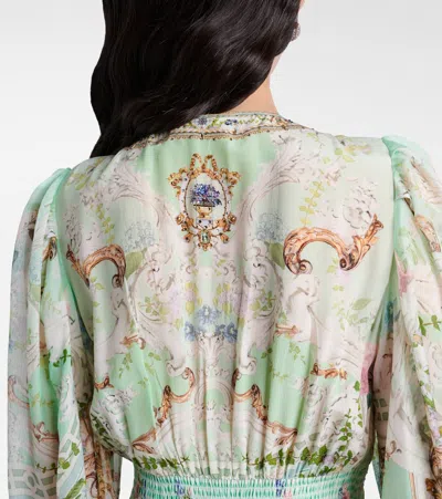 Camilla Crystal-embellished Silk Maxi Dress In Multicoloured