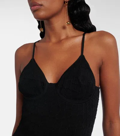 Jacquemus Women's La Mini Robe Scala In Black