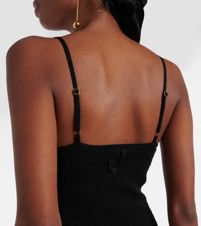 Jacquemus Women's La Mini Robe Scala In Black