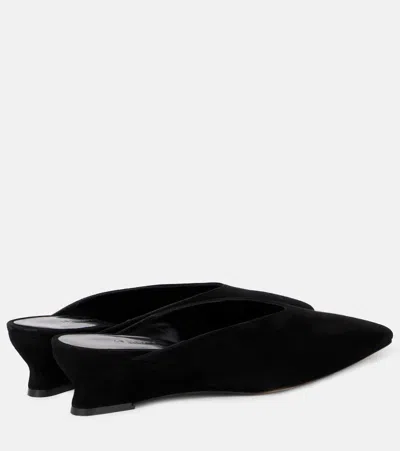 Le Monde Beryl Pointed-toe Mules In Black
