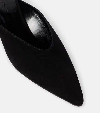 Le Monde Beryl Pointed-toe Mules In Black