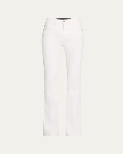 Veronica Beard Beverly High-rise Skinny Flare Jeans In White