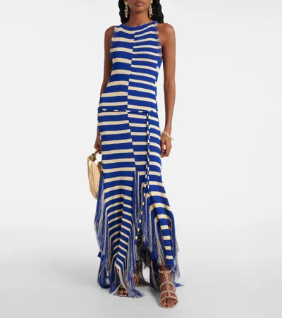 Aquazzura Heel Sandals With Metallic Chain Detail In Soft Gold