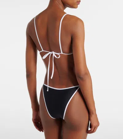 Oseree Bandeau Bikini In Black