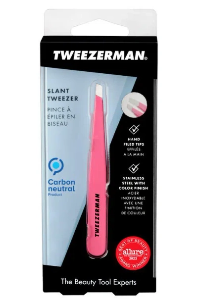 Tweezerman Slant Tweezer In Pretty In Pink