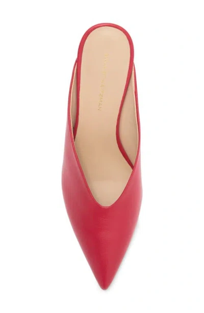 Stuart Weitzman Lula Pointed Toe Pump In Lipstick Red